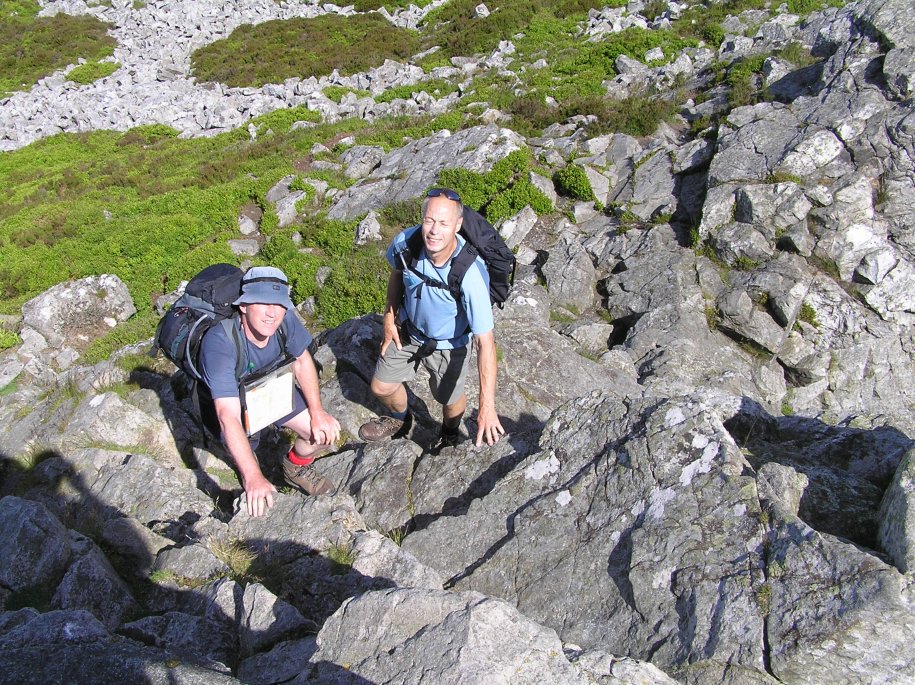 A nice one of Graham & John on the Stipper Stones.